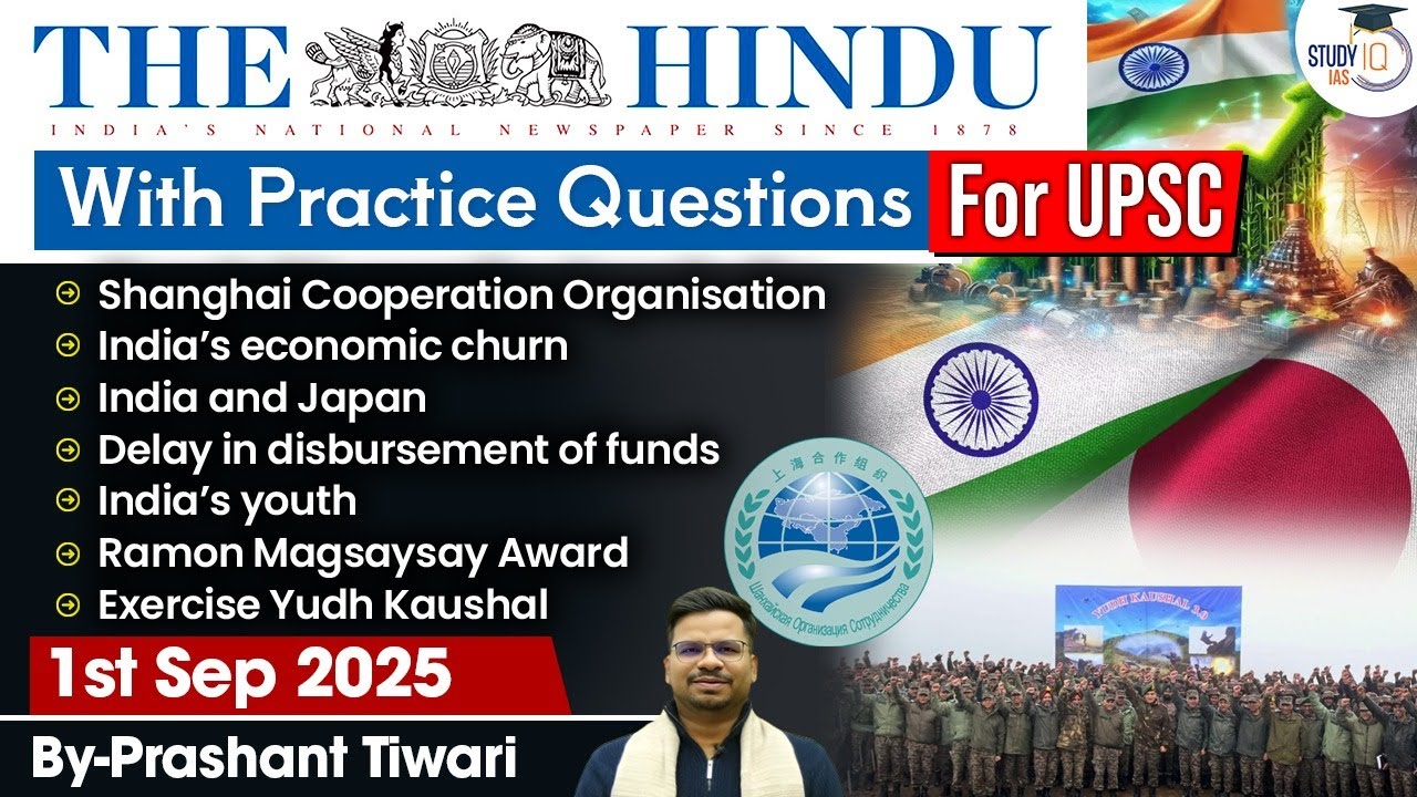 The Hindu Analysis | 01st September 2025 | The Hindu News Paper Today With Practice Questions