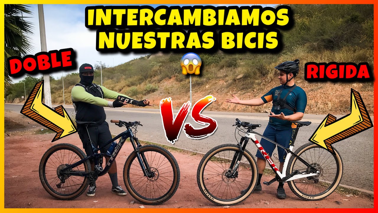 ¿LE CAMBIO MI TREK TOP FUEL 8 A Mi AMIGO POR SU PROCALIBER ?😱