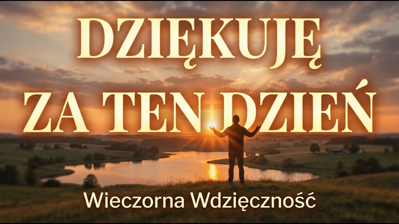 💙 Dziękuję za Ten Dzień - Wieczorna Modlitwa Wdzięczności | Muzyka Chrześcijańska