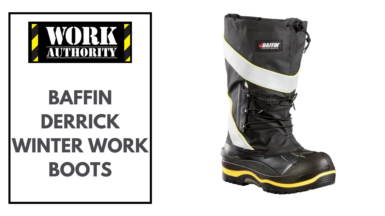 Baffin Derrick Mens Composite Toe Winter Work Boots   POLAMP02