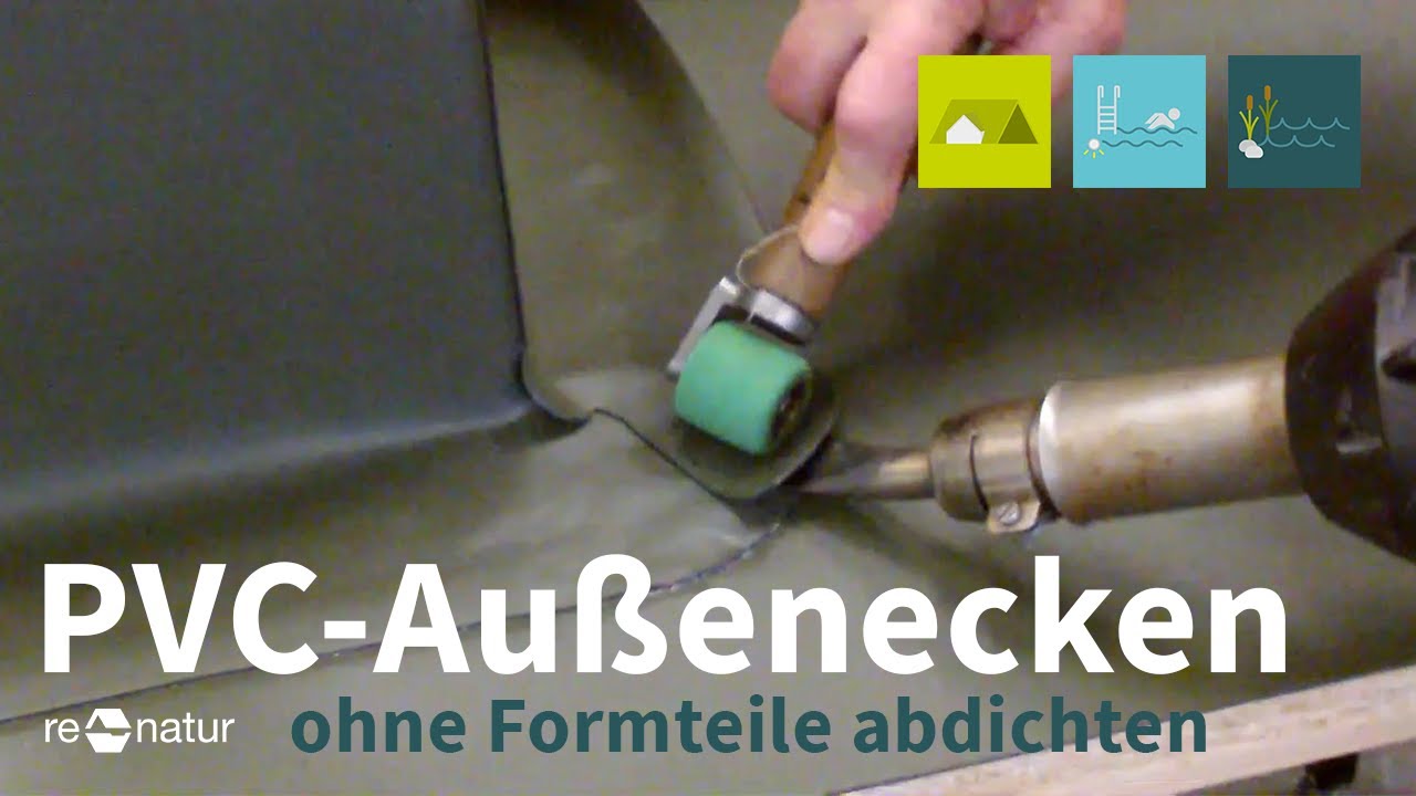 PVC-Außenecke ohne Formteil abdichten