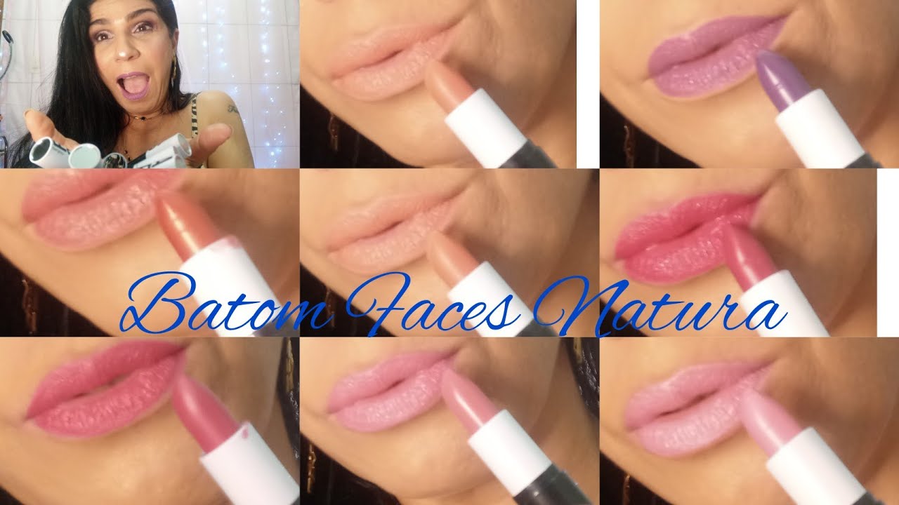 💄SEMANA DO BATOM💄BATOM CREMOSO MATE💄NATURA/FACES💄
