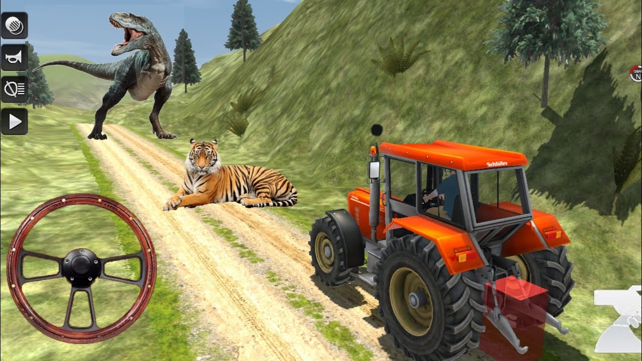 Real Tractor Trolley Cargo Farming Simulator Gameplay &ndash; Tractor Games #4 &ndash; Android Games