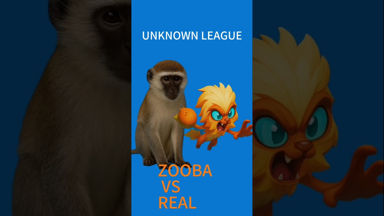 ZOOBA VS REAL CHARACTERS.MARMOSET INCLUDED. PART 2.#zooba #newcharacter #marmoset #part2