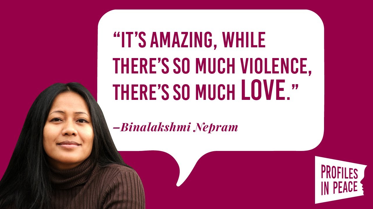 Binalakshmi Nepram -  On Justice for Victims of Gun Violence in Manipur, India