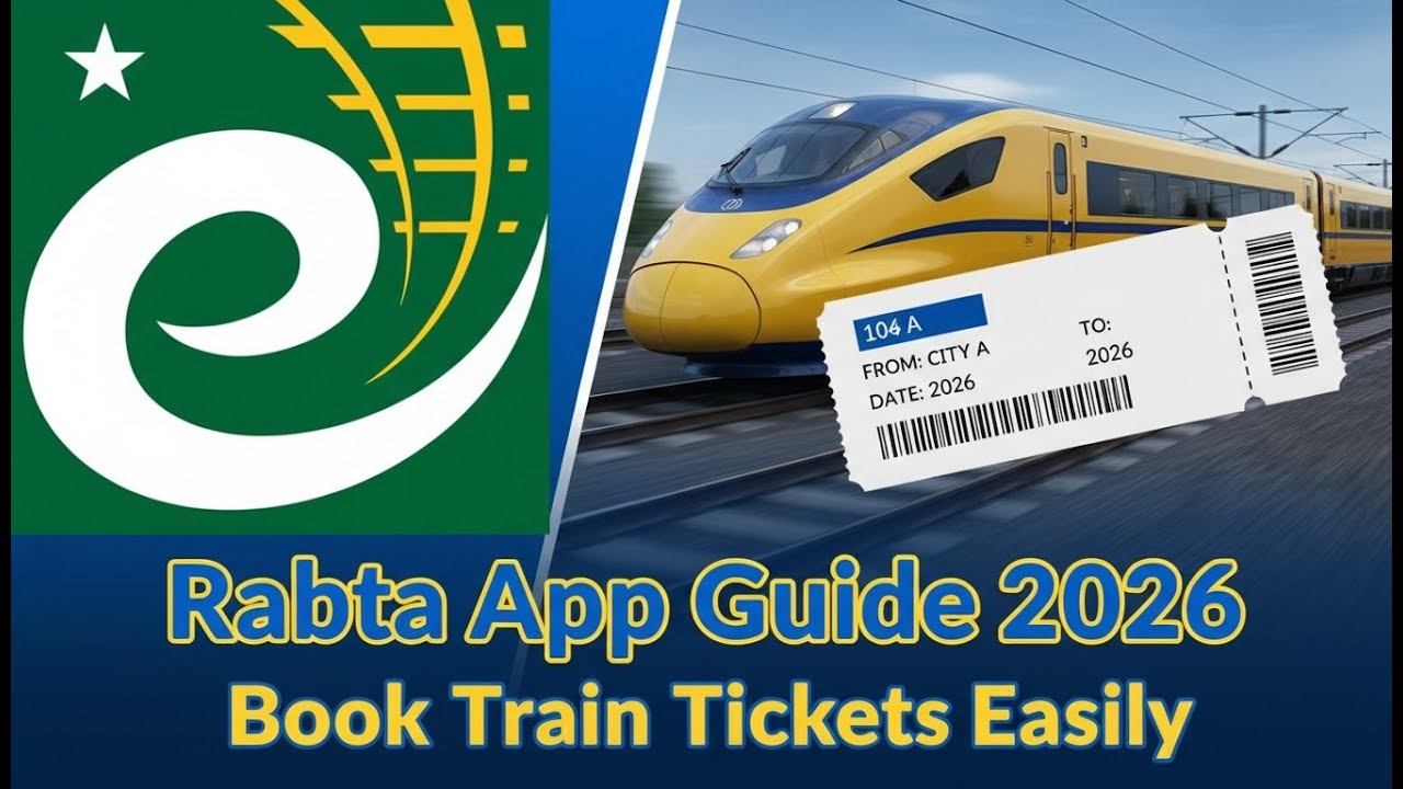 Pakistan Train Ticket Booking via Rabta App || Rabta App se Train Ticket kaise Book karein?