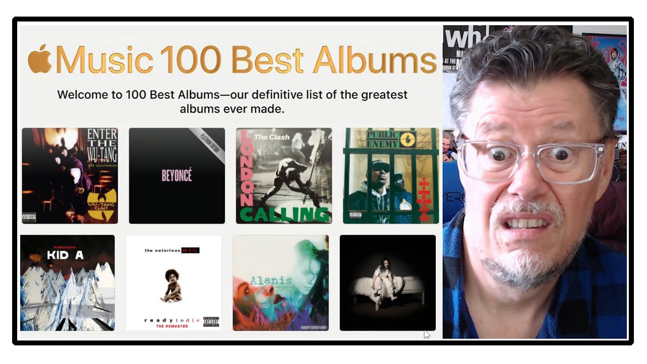APPLE MUSIC 100 BEST ALBUMS LIST (REACTION)