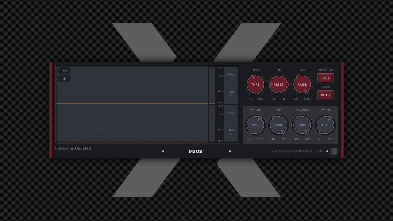 FAC Maxima | Limiter AUv3 iOS iPadOS Plug-ins 