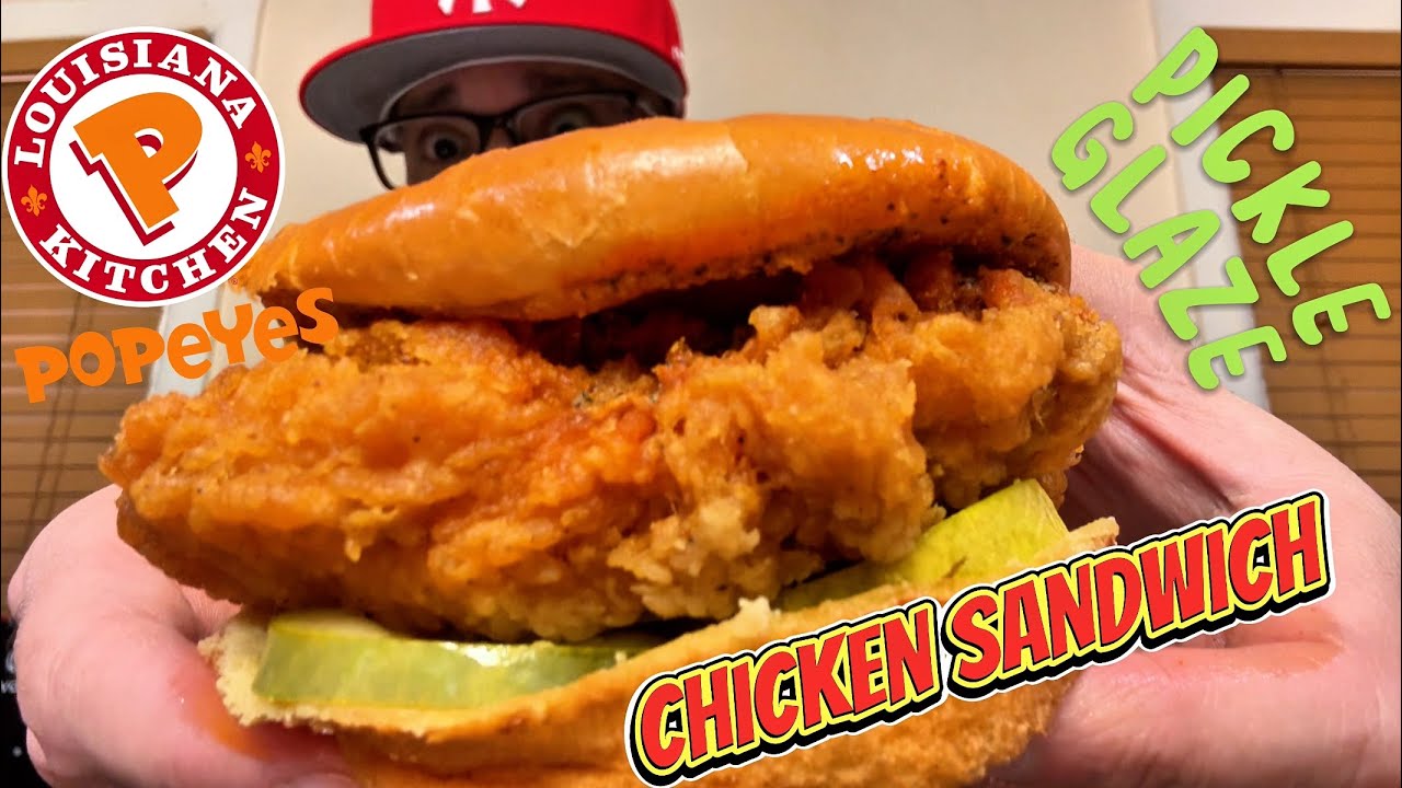 POPEYES® PICKLE GLAZE CHICKEN SANDWICH REVIEW! HIT OR MISS YOU ALREADY KNOW
