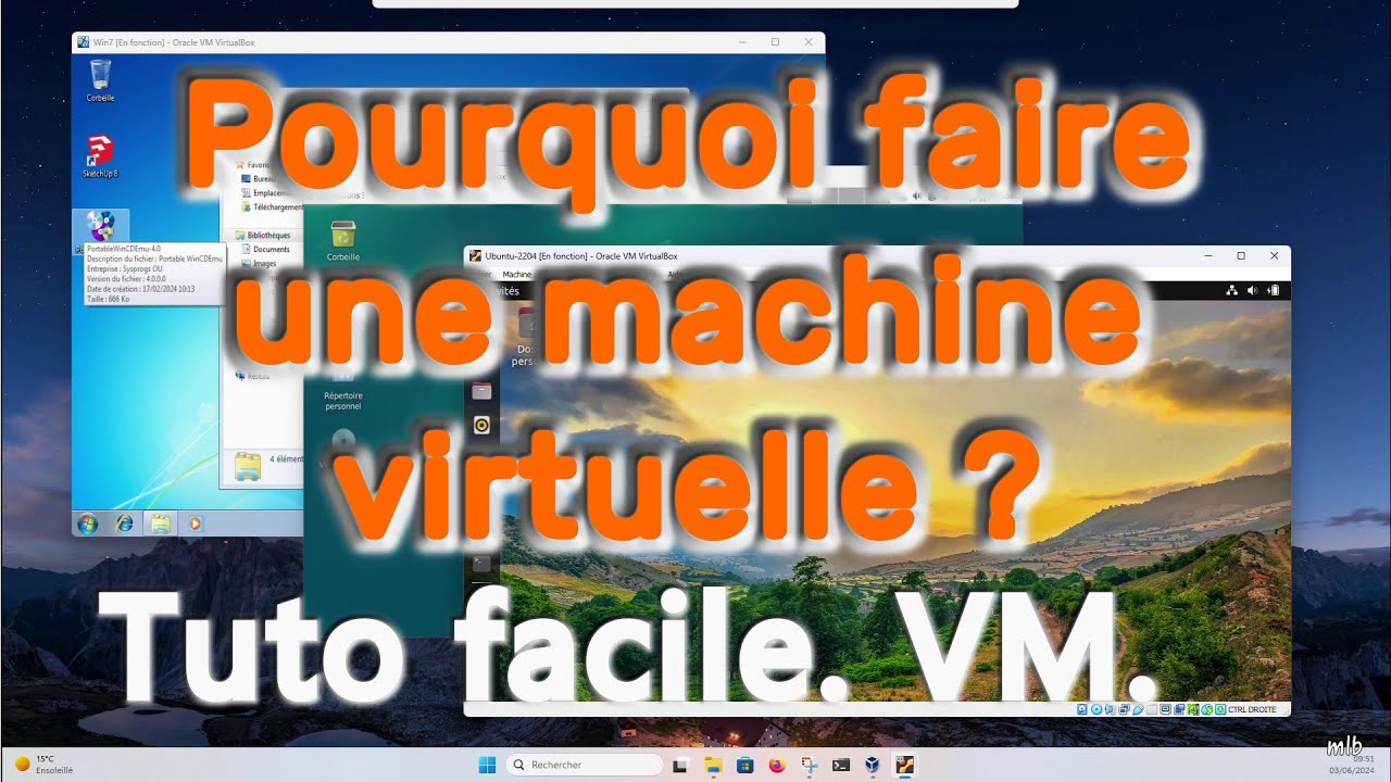 Pourquoi faire une machine virtuelle | Tuto VM facile
