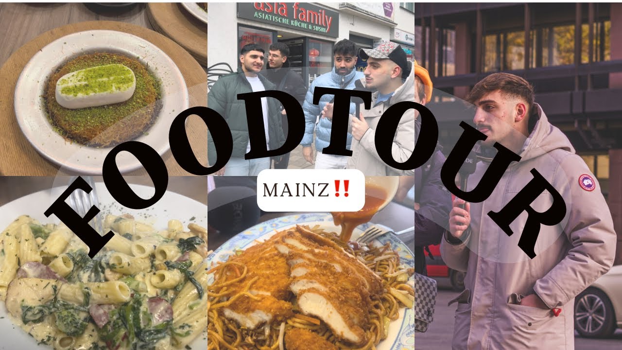 FOODTOUR DURCH MAINZ❤️ Erstes YouTube Video🫶🏼|YusufQ7