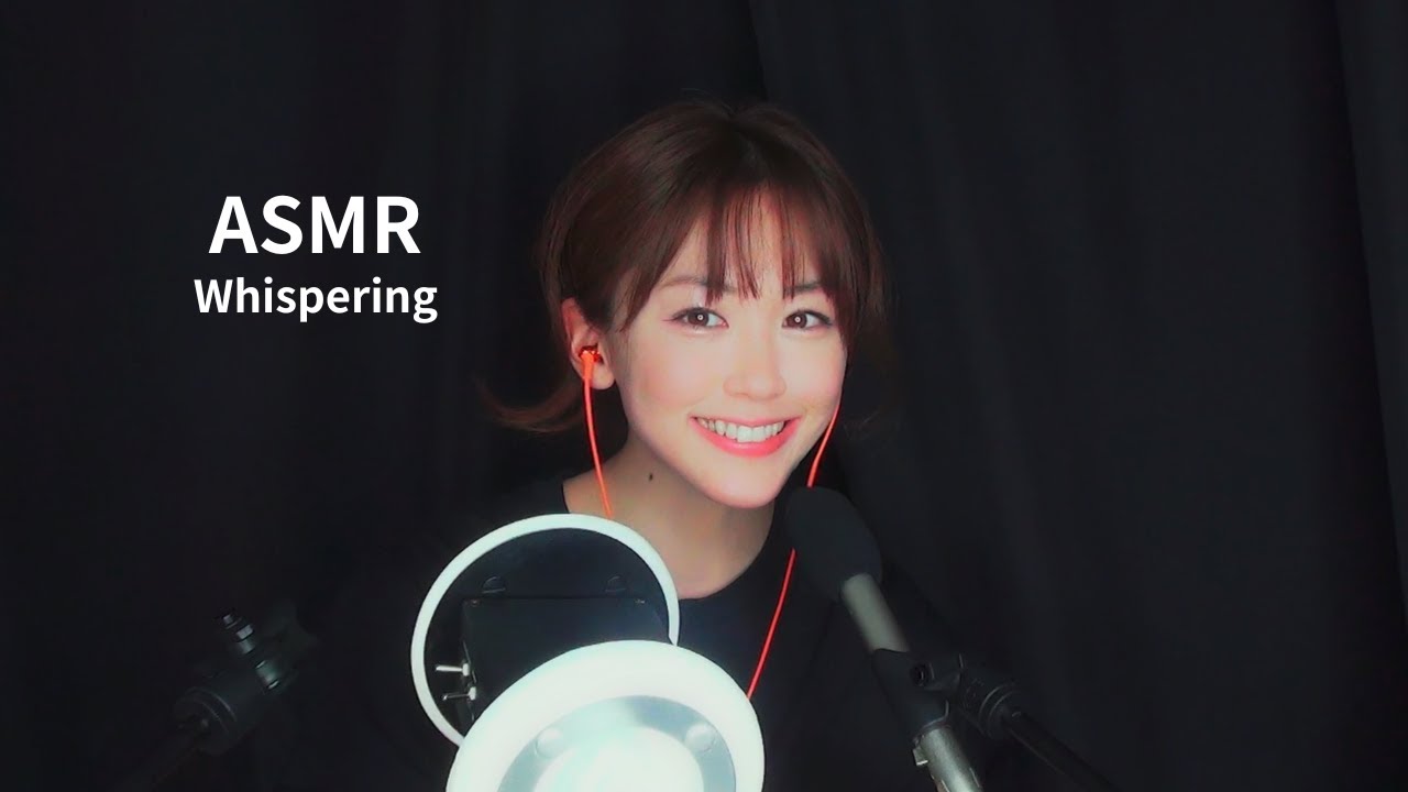 ASMR 雑談しながら咀嚼音 / 잡담 / 일본 여성의 속삭이는 목소리 / Japanese female whispers