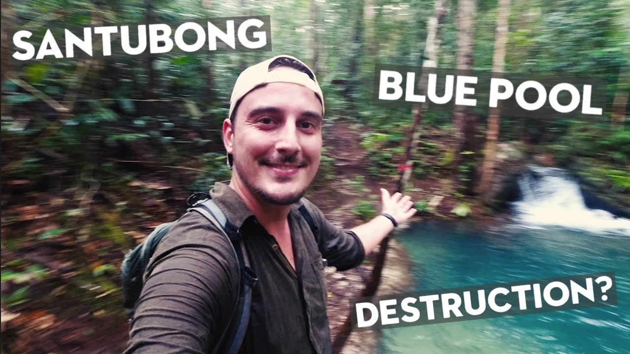 DESTRUCTION OF SANTUBONG? | Hiking to the Blue Pool