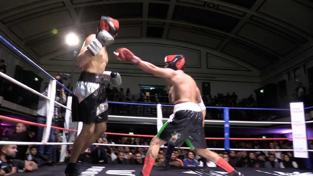 INSANE FIGHT *BLOOD EVERYWHERE* SLIM VS FOUSEY - CHARITY BOXING EVENT - AMIR KHAN FOUNDATION