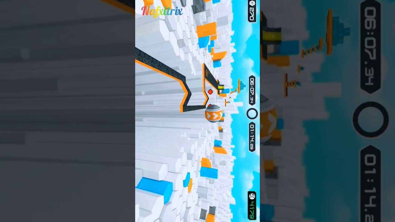 Almost 90 degrees Change in Momentum - Gyro Balls #shortsfeed #shortsviral #ball #games  #gameplay