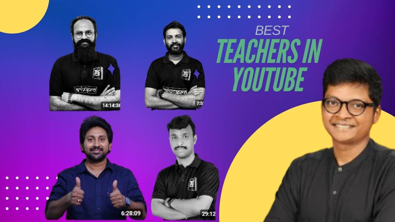 Лучшие преподаватели YouTube для CA Foundation | Южная Индия | Rithish