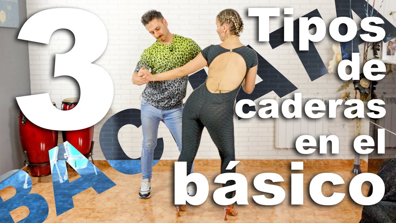 1.5 Movimientos de CADERA en el BÁSICO de la BACHATA | Cómo bailar bachata |  Alfonso y Mónica