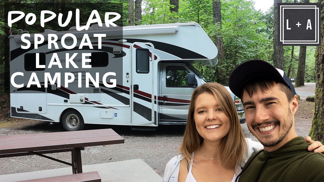 RV Camping at SPROAT LAKE! Popular BC Parks Campground Fun 😃