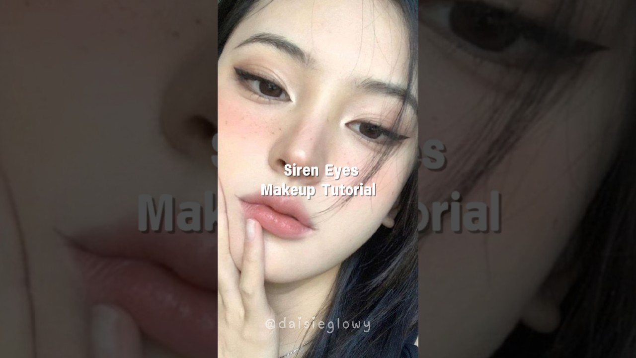 siren eyes makeup tutorial! #aesthetic #glowuptips #shorts