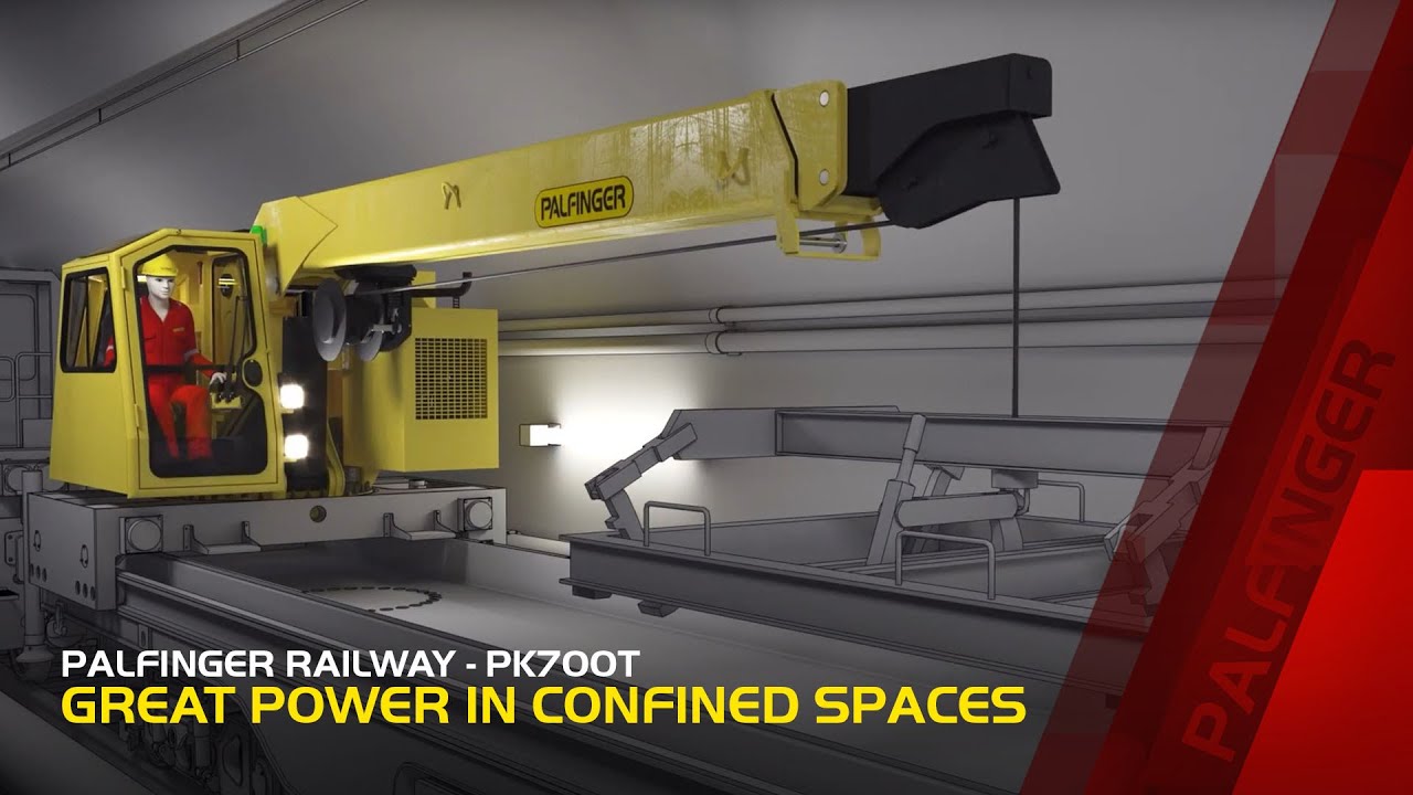 PALFINGER Railway - PK700T: Great power in confined spaces