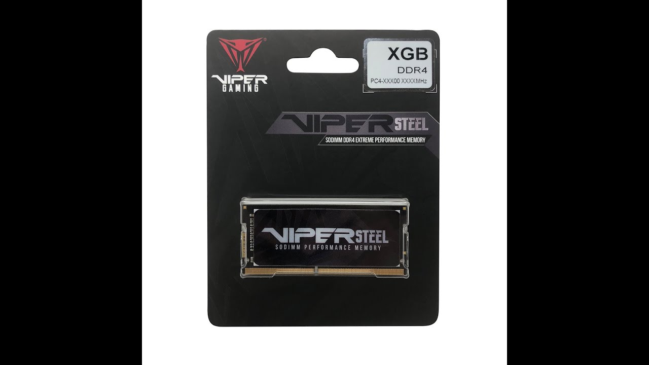 Модули памяти Viper Steel DDR4 SODIMM продаются по одному