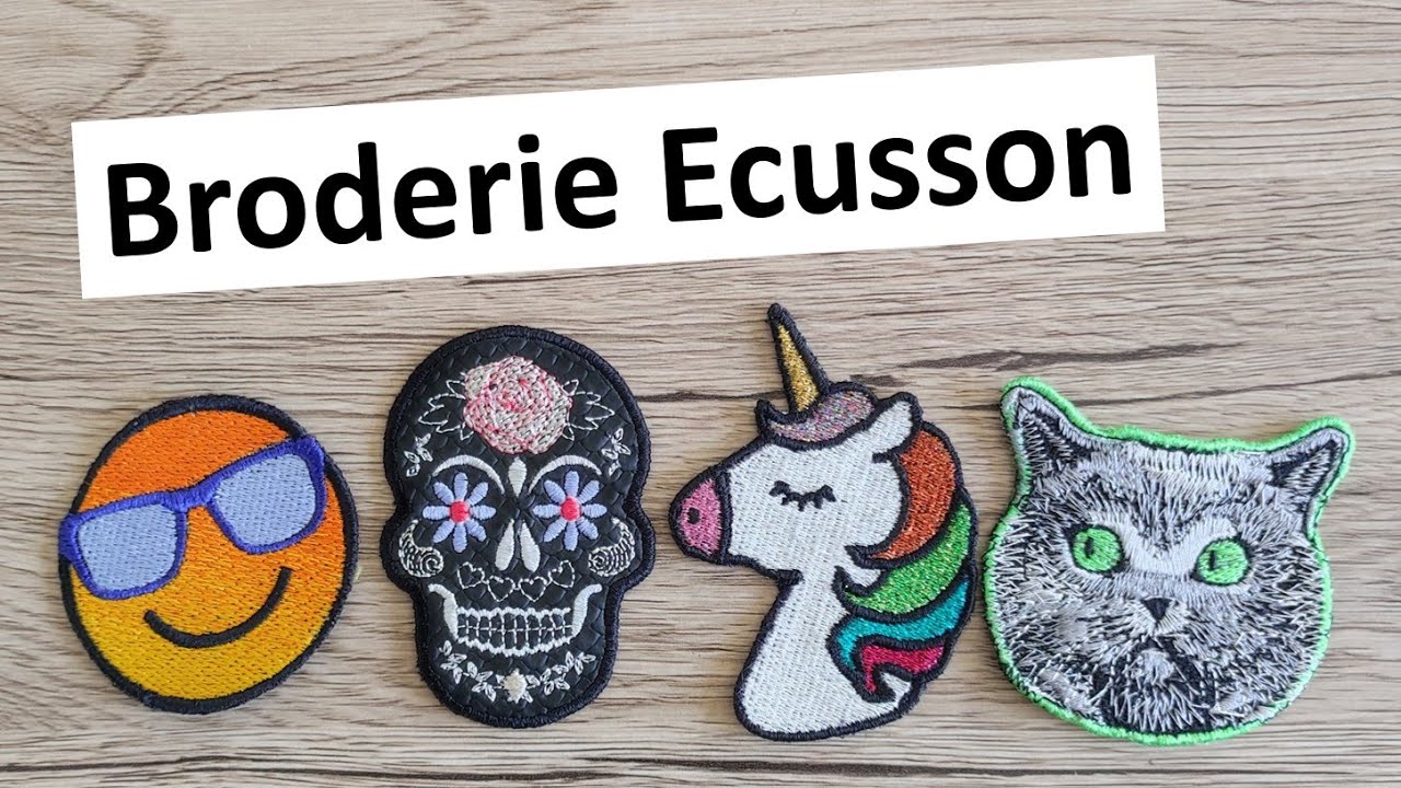 Les Ecussons en Broderie Machine (Patchs)