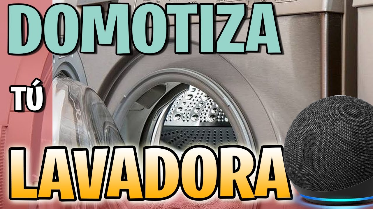 🔴 Domotizar LAVADORA, ALEXA te avisa cuando acaba! Shelly