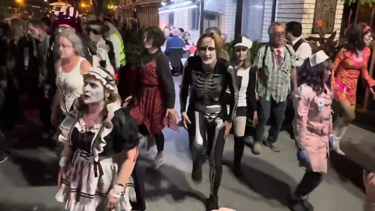 San Jose Thrillers Flash Mob at Downtown Campbell October 2025