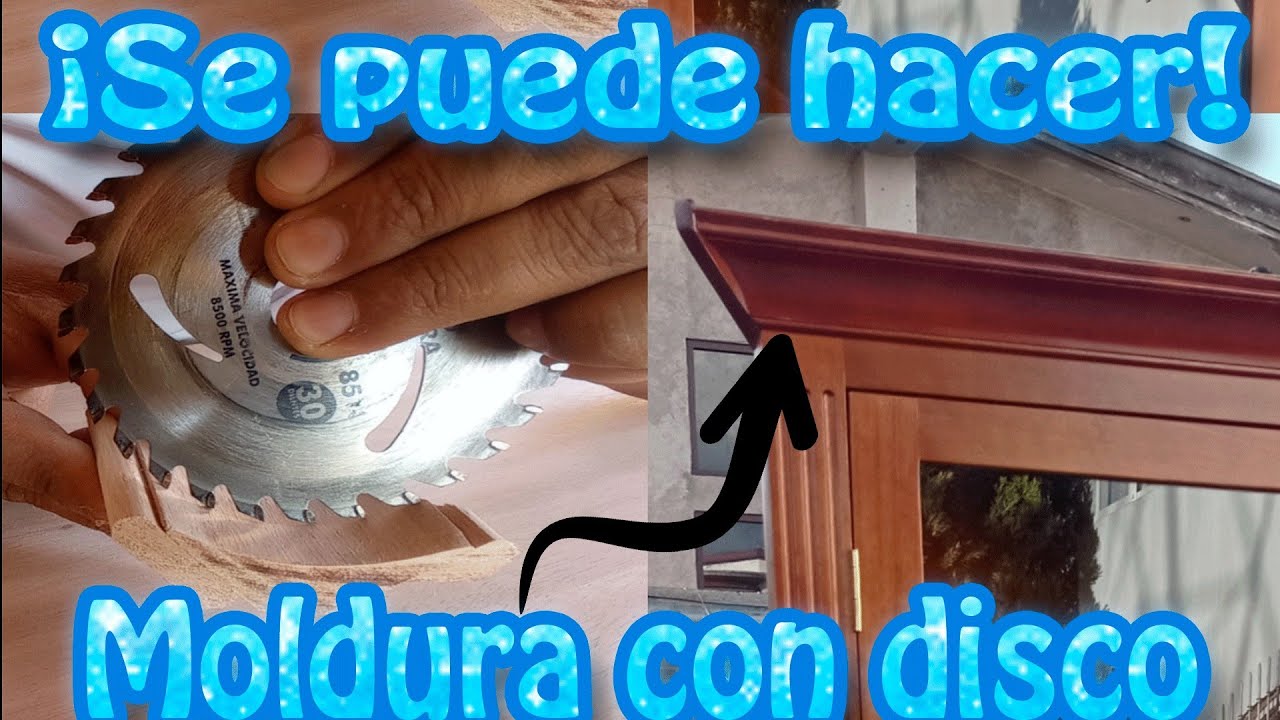 COMO HACER CORNISA / MOLDURAS GRANDES PARA MUEBLES #elmueblemoderno