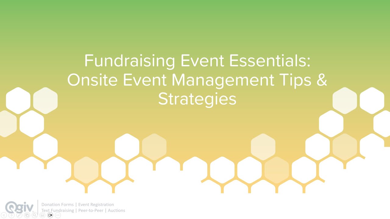 Fundraising Event Essentials: Onsite Event Management Tips & Strategies