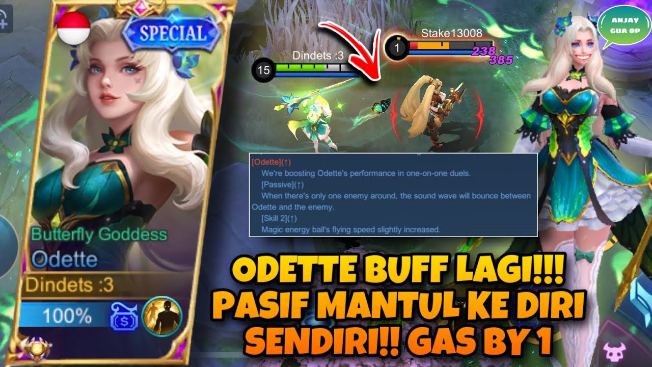 ODETTE BUFF LAGI?!! PASIF MANTUL SAMA DIRI SENDIRI, MAKIN SAKIT WOY