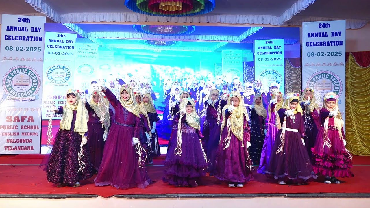 ANNUAL DAY 2025 - SAFA PUBLIC SCHOOL NALGONDA - Action Song 