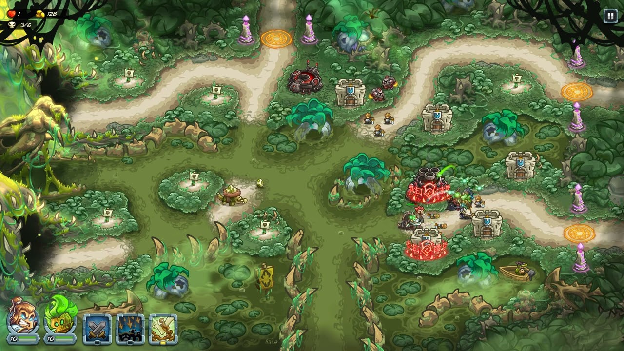 Kingdom Rush Alliance THE SUNKEN RUINS [impossible] [heroic]