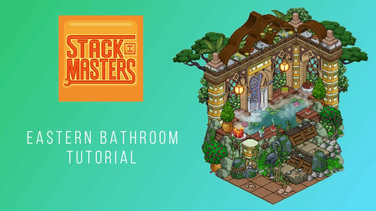 How to BUILD a Habbo Eastern Bathroom (Tutorial)