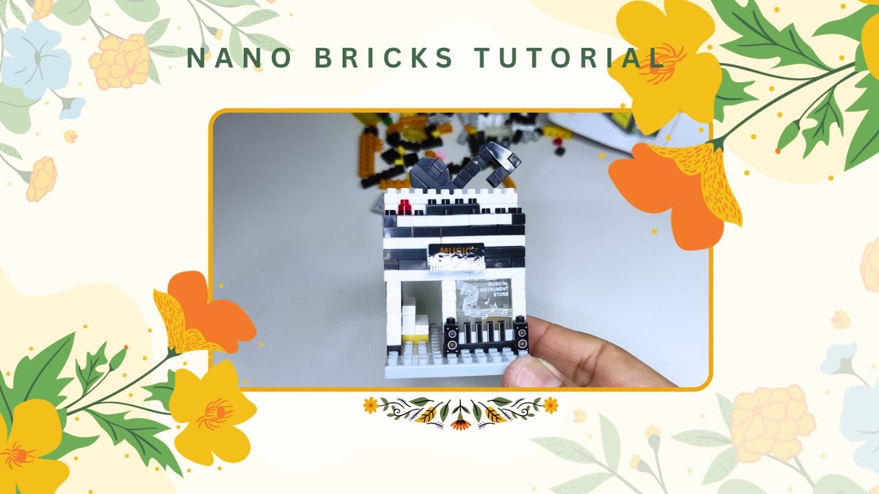 LET'S BUILD NANO BRICK CHARACTER : MUSICAL INSTRUMENT STORE from JIKE