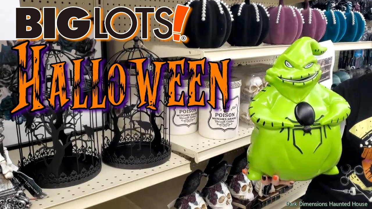 Halloween 2023 Early Setup at Big Lots Walkthrough Tour Spooky Decor & Animated Props #CodeOrange 4K