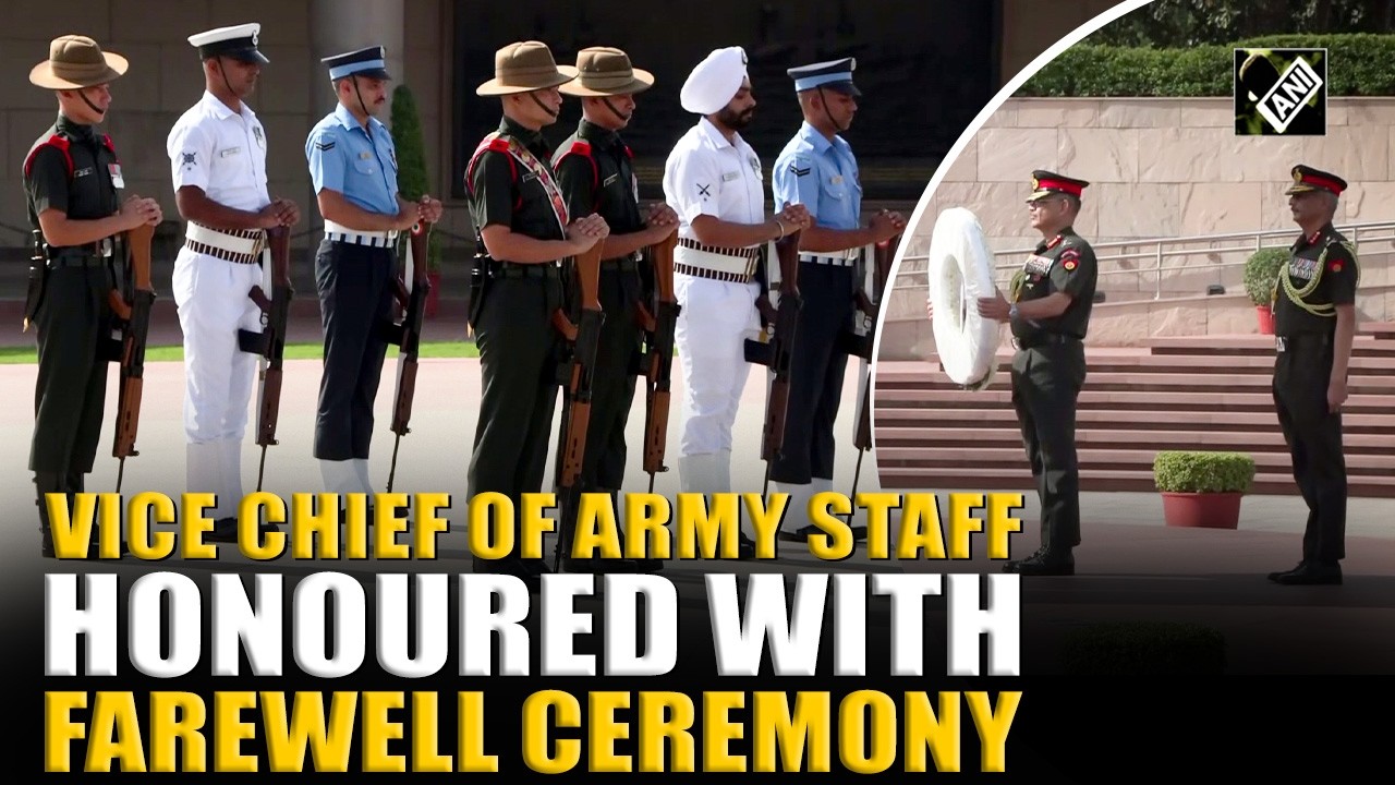Lt Gen Pushpendra Singh honoured with wreath ceremony, appointed Western Army Commander