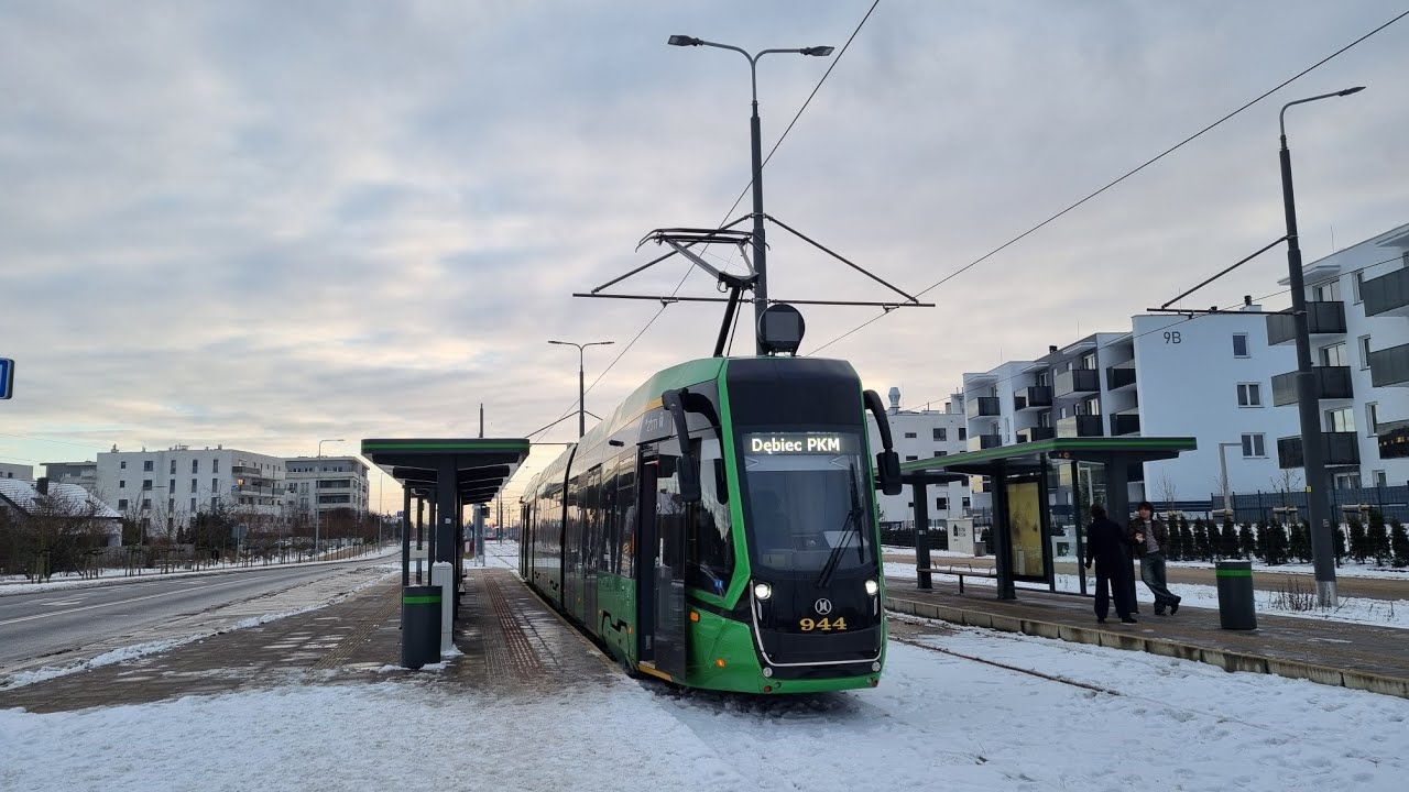 MPK Poznań - 🚊8🔀 | Moderus Gamma LF 04 AC BD #944 