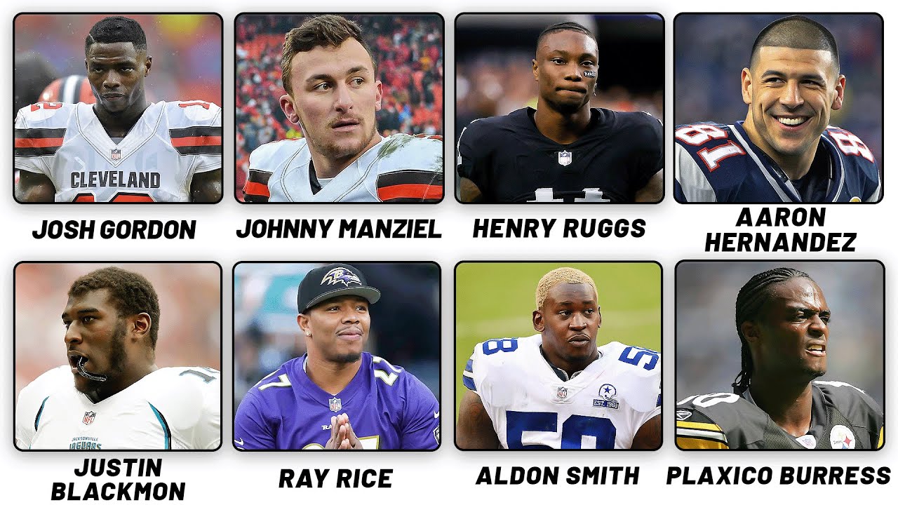 Every NFL player that could have been a legend but blew it.