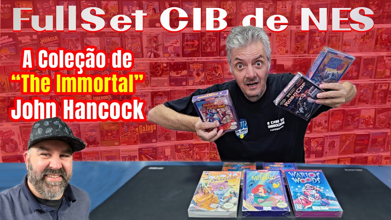 FullSet CIB de NES - A coleção de John Hancock