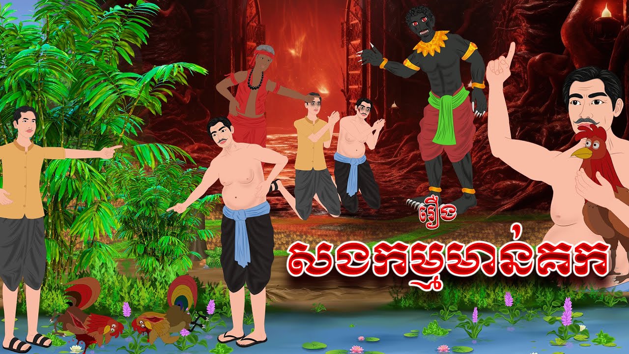 រឿង សងកម្មមាន់គក |ចេកនិទាន | Khmer Fairy Tales 2025