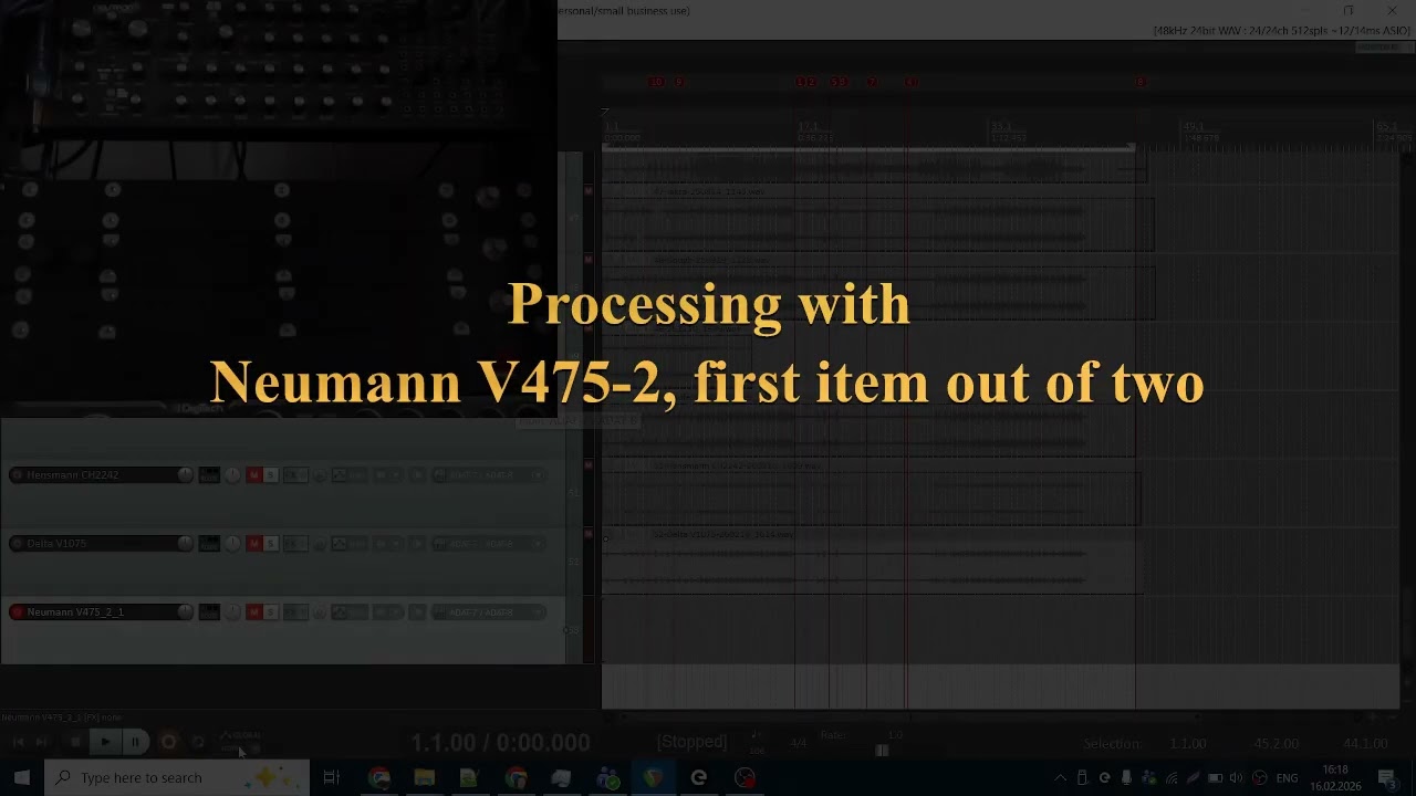 Mix bus / passive summing gear demo