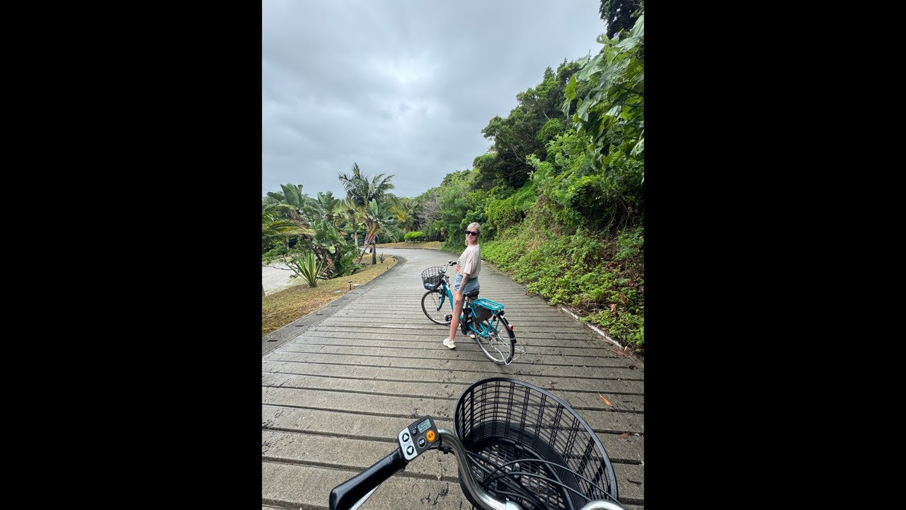 Biking in Okinawa Japan
