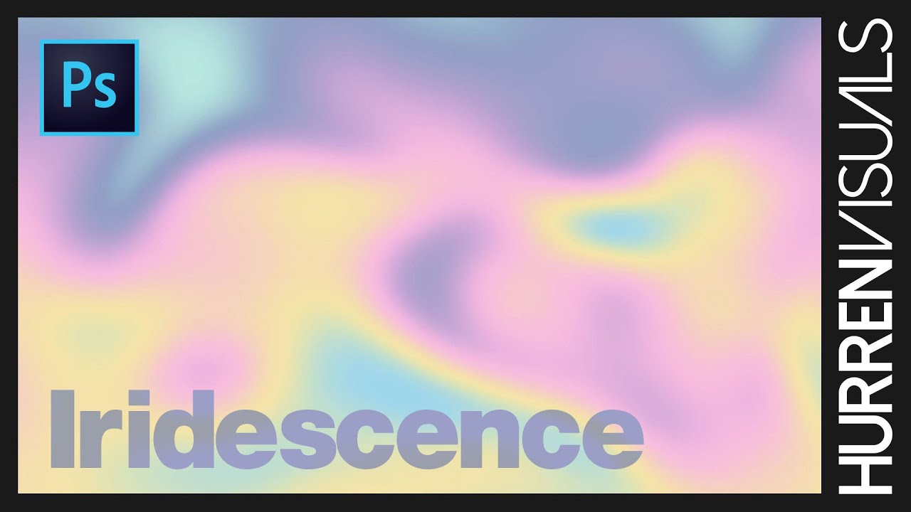 Iridescent/Holographic Effect ━ Tutorial (#Photoshop)
