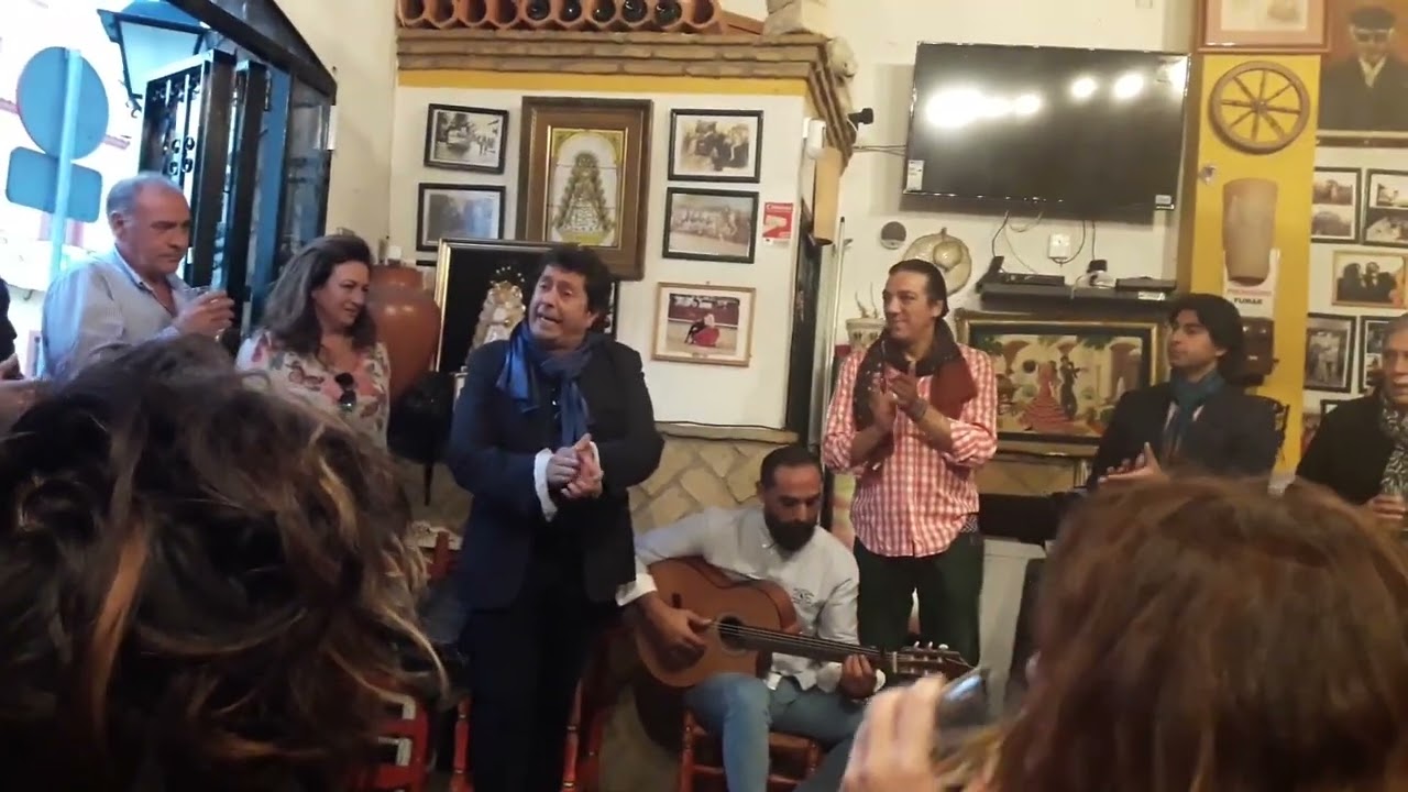 Rafael El Cable, Guillermo Manzano y Fernando Molina en El Carbonero, Triana, Sevilla(1)