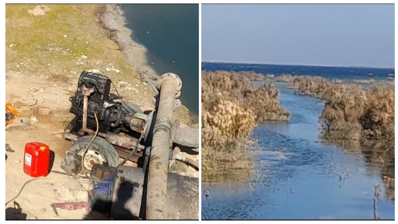 تصليح مكنة دويتس 2 بيستم على بحيرة ناصر جرف حسين مزرعة حمدي الجميعي و احلى مناظر الطبيعة الخلابة