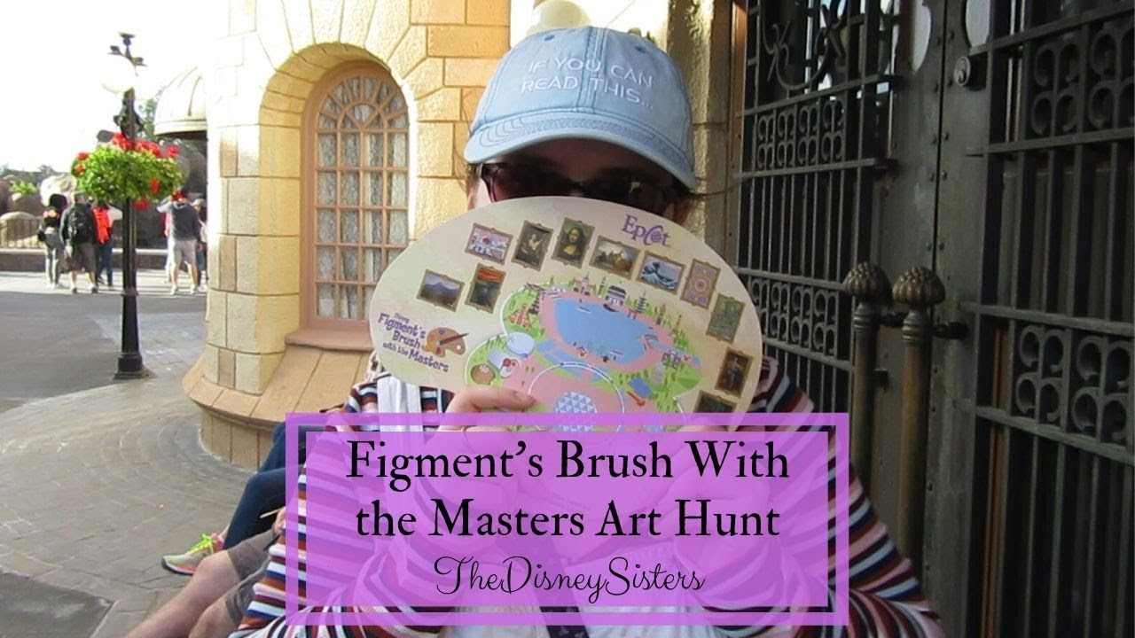 Figment's Brush with the Masters Art Hunt 2020 - EPCOT Festival of the Arts Vlog - TheDisneySisters