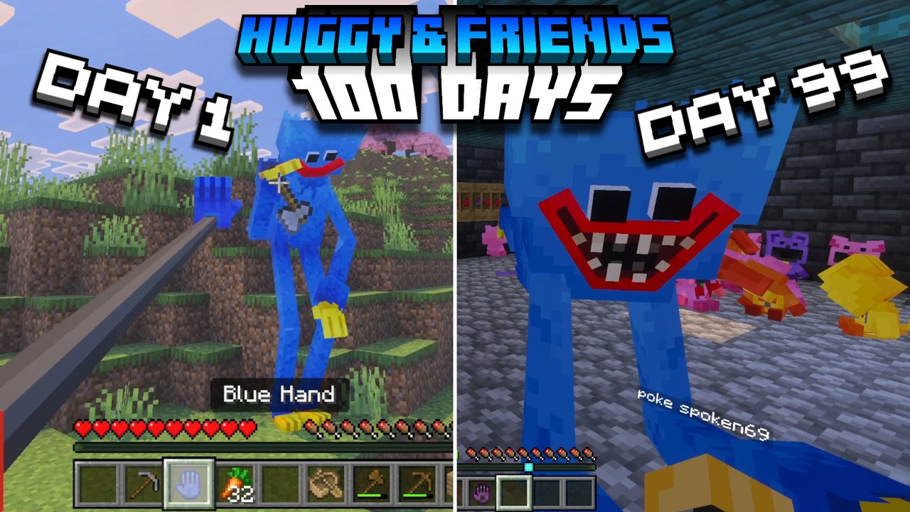 100 Days with Huggy & Friends!