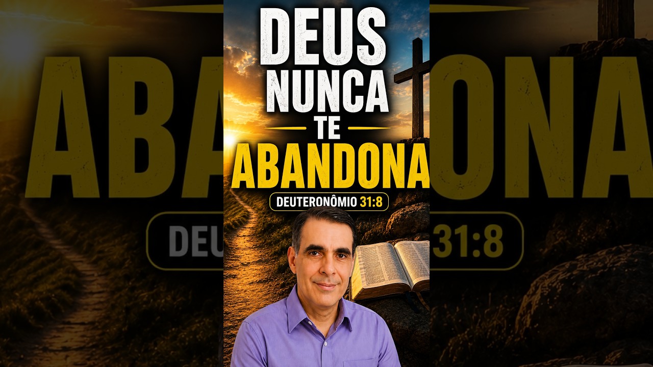DEUS NUNCA TE ABANDONA #jesus Deuteron&ocirc;mio 31:8 #palavradedeus