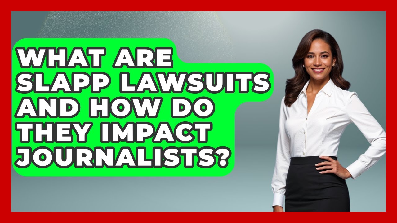 What Are SLAPP Lawsuits And How Do They Impact Journalists? - Journalism Explained